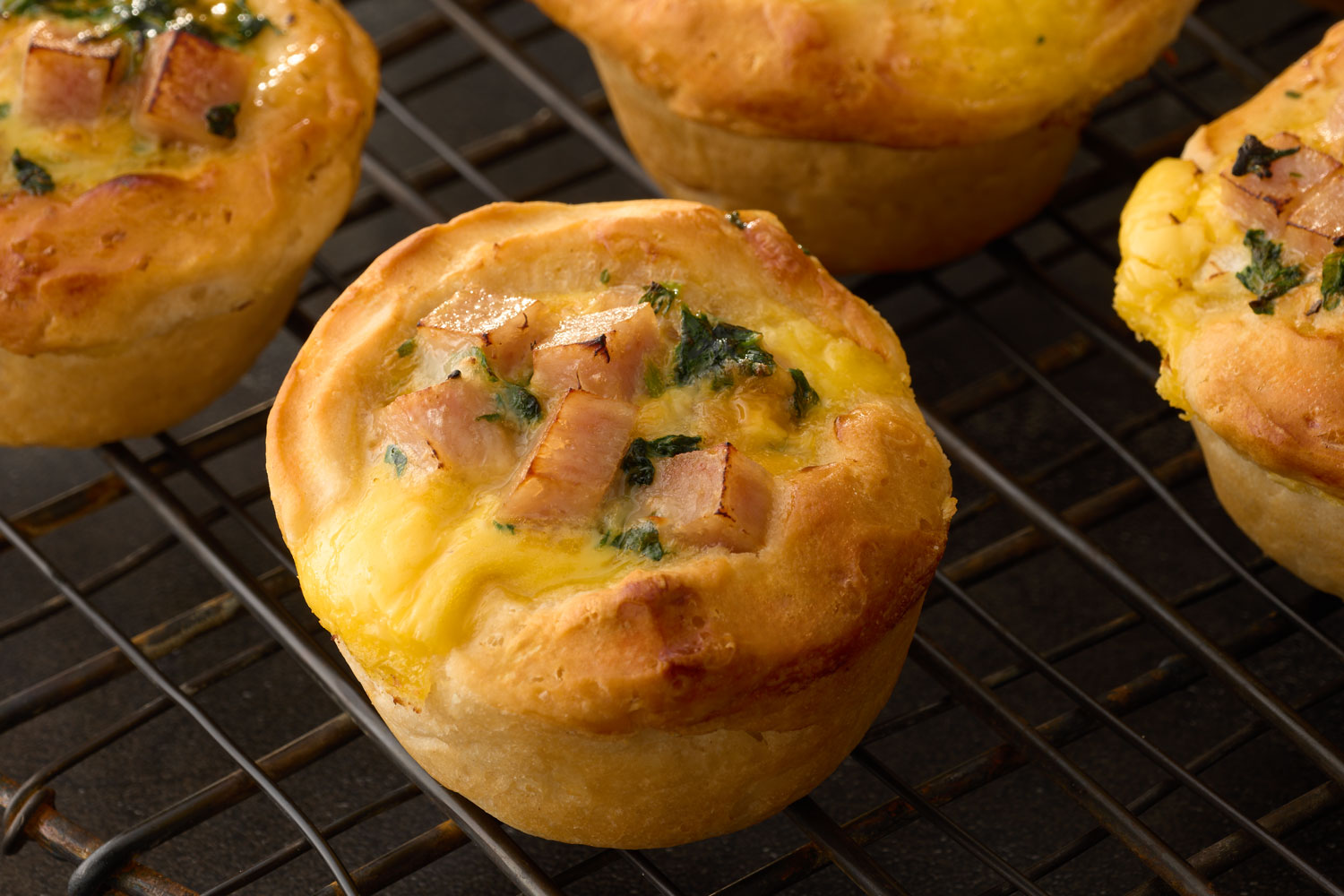 SPAM<sup>®</sup> Classic and Spinach Mini Quiches