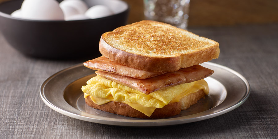 Simple Grilled Cheese and Egg SPAM<sup>®</sup> Sandwich