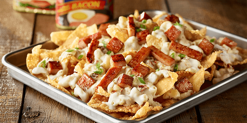 Creamy SPAM® and Pasta Nachos