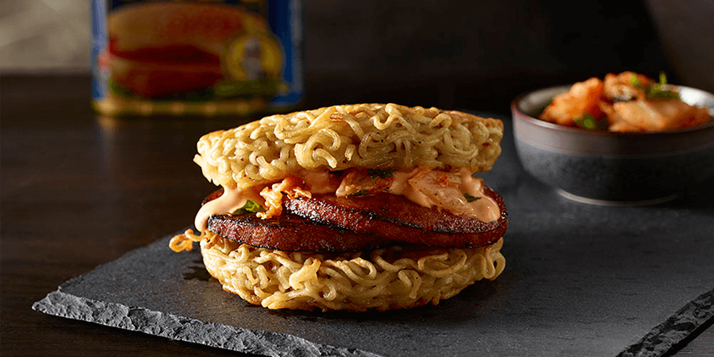 SPAM® Ramen Burger | SPAM® Recipes