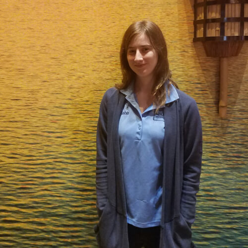 SPAMbassador Robin in SPAM museum.