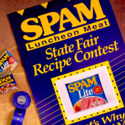 A flier for the SPAM State Fair Recipe Contest.