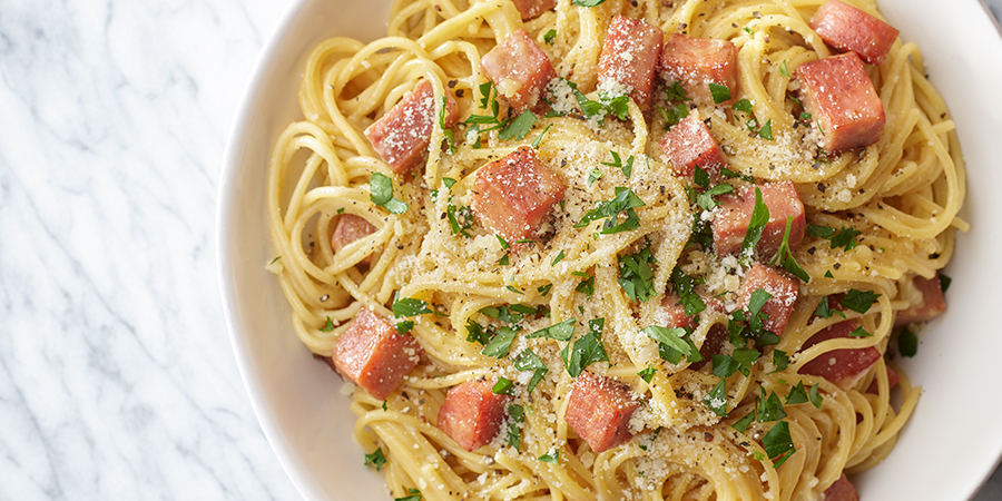 SPAM<sup>®</sup> Pasta Carbonara