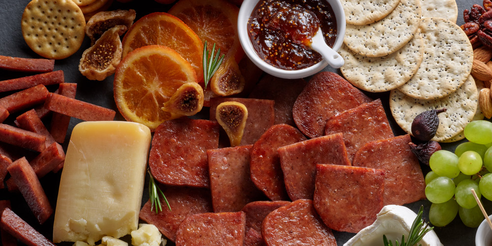 SPAM<sup>®</sup> Figgy Pudding Holiday Charcuterie Board