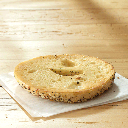 SPAM Bagel Sandwich.