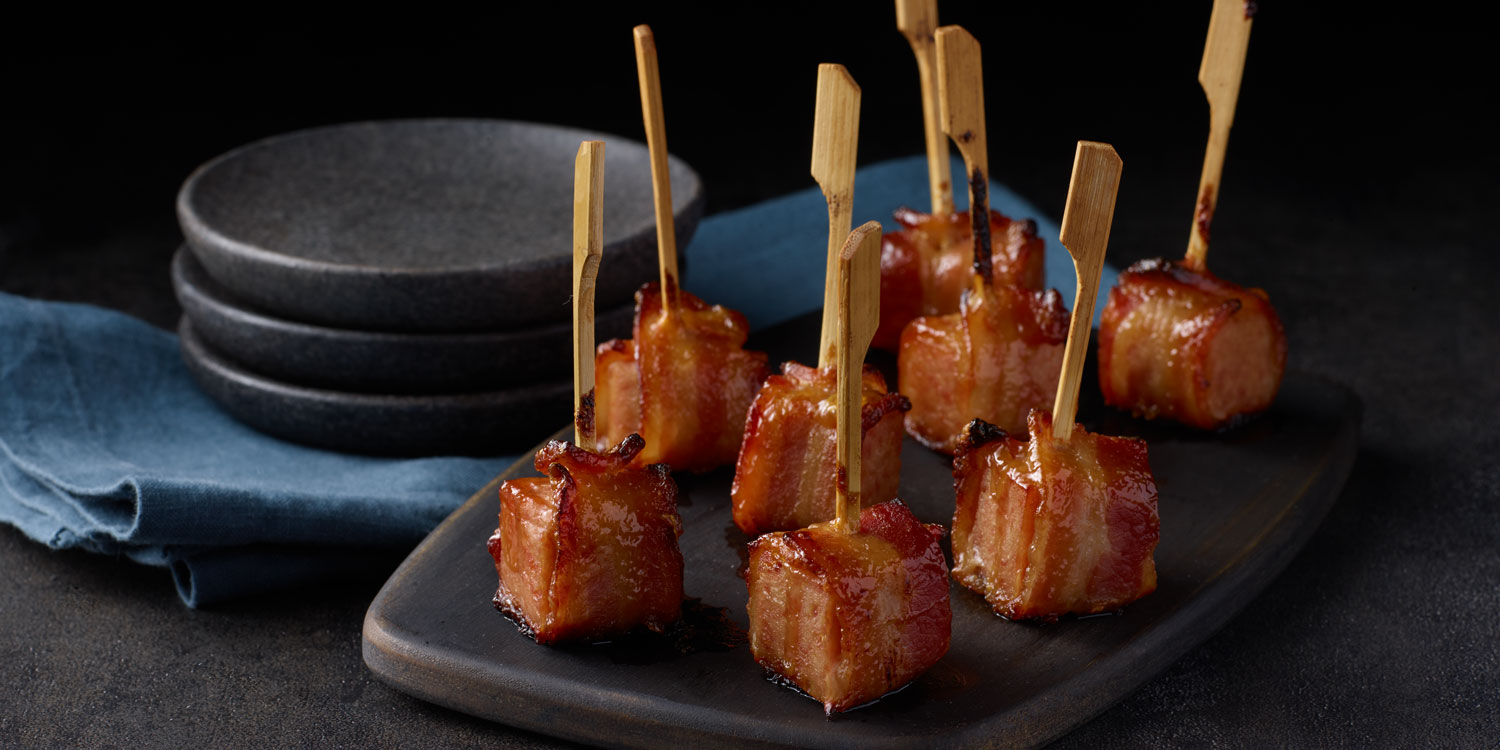 Bacon-Wrapped SPAM<sup>®</sup> Bites