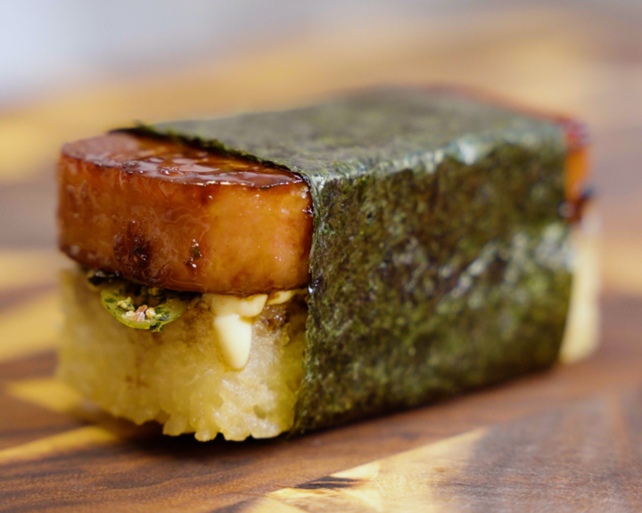 Crispy Rice Hot Honey Teriyaki SPAM® Musubi